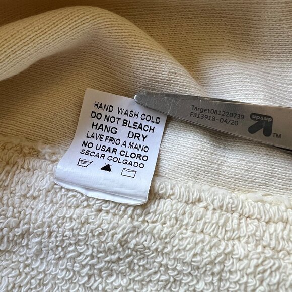 Papermoon Size S Oatmeal Fringed 100% Cotton Sleeveless Shirt - Picture 4 of 12